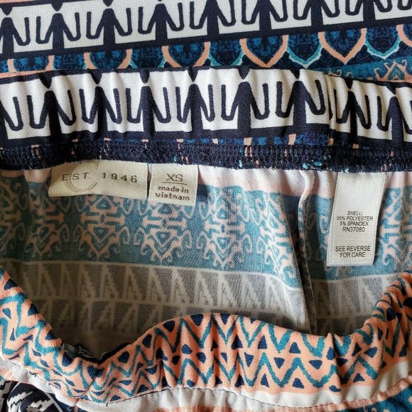 C Apparel Womens Maxi Skirt Multicolored Peach XS - Picture 5 of 6